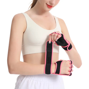 Gants de sport demi-doigts pour femmes avec support de poignet, pour fitness, entraînement et musculation - Product Image 6
