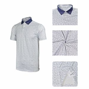 Camisetas de Polo de manga corta para hombre de calidad superior al por mayor, ropa tejida de secado rápido con estampados de logotipos personalizados, ropa con patrones vibrantes - Product Image 6