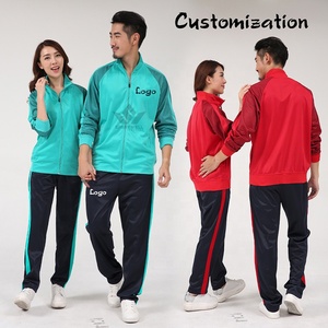 <b>Men's</b> <b>White</b> Navy Tracksuit Set Full Zip Stand Collar <b>Jacket</b> with Mesh Panel Sleeves and Jogger Pants Quick Dry Sportswear - Product Image 6