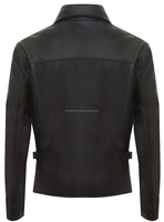 The Legacy Raiders Hero Veste sur mesure en cuir d'agneau marron souple pour hommes