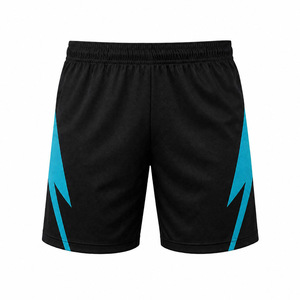 Conjunto de Uniforme de Balonmano Negro de Alto Rendimiento para Hombre, Manga Corta, Cuello Redondo, Poliéster, Absorbe la Humedad, Impresión Personalizada - Product Image 4