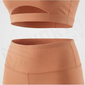 Vêtements de sport grande taille pour femmes, ensemble soutien-gorge de sport et leggings, entraînement, gym, course à pied, yoga, vêtements de sport actifs - Product Image 5