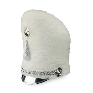 Faux Fur <b>Tall</b> Busby <b>Hat</b> With Elegant Shape Crafted For Parades Displays Reenactments And Ceremonial Performance Busby <b>Hats</b> - Product Image 4