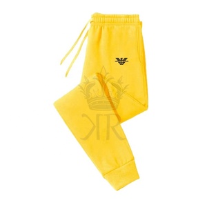 Pantalons de survêtement en coton d'hiver, pantalons longs, pantalons de jogging, vêtements de sport décontractés pour hommes et femmes, jogging en molleton uni - Product Image 3