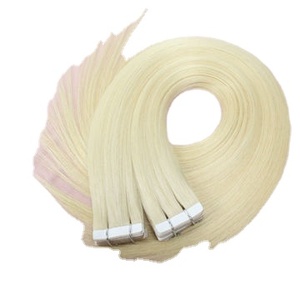 Extensions de cheveux vierges indiennes Remy, style vague naturelle, double trame, prêtes à être expédiées, 8 pouces de longueur étirée, ruban adhésif, toutes les couleurs - Product Image 3