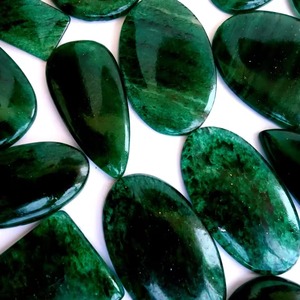 Aventurine verte naturelle en vrac, lot de gros pour fournisseur, détaillant, fabricant, fabrication de bijoux - Product Image 3