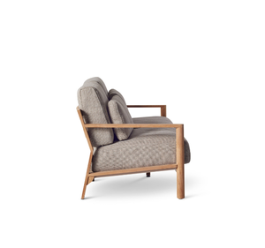 Sofá Moderno de Madera de Teca Sólida para Exteriores, Conjunto de Sofás Minimalistas para Jardín y Patio, Sofá de Madera de Lujo para Exteriores, Muebles para Hoteles y Resorts - Product Image 3