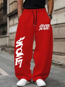 Pantalones Deportivos Personalizados para Hombre, Impresión DTF, Mezcla de Algodón, Premium, Transpirables y Suaves, Fabricación OEM y ODM - Product Image 1