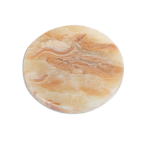 Nouvelle Offre Spéciale : Ensemble de Sous-Verres de Luxe en Marbre Onyx Moderne, Grande Dalle, Finition Antique, Qualité Supérieure, Écologique, Durable, Garantie 5 Ans