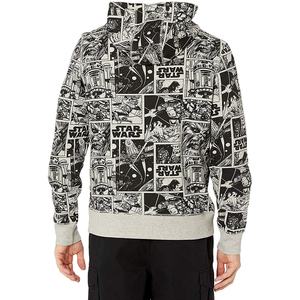 Custom Sublimation Winter Solid Pattern <b>Men's</b> Polyester/Cotton <b>Hoodie</b> - Product Image 1