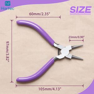 Custom Brand Logo Round Nose Pliers Mini Precision <b>Wire</b> Bender <b>Crafting</b> Tool For Professional Jewelry Workshop Equipment - Product Image 5