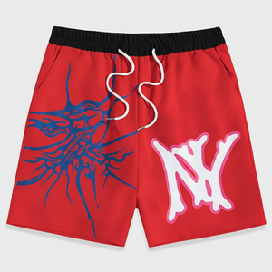 Pantalones Cortos Deportivos YLS Ecológicos de Cintura Alta con Botones para Hombre, Transpirables, de Malla, de Secado Rápido, para Gimnasio, Verano, Servicio OEM - Product Image 2