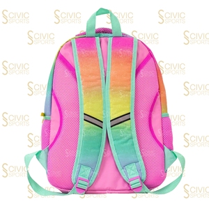 Premium Glitter Cheerleading Bag With Shiny Sparkle Finish <b>Kids</b> <b>Backpack</b> Names and Colors 100% Polyester Glitter Shoulder Bags - Product Image 3