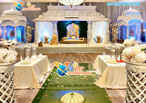 งานแต่งงานของศรีลังกาธีมช้างเวทีต้อนรับงานแต่งงานของอินเดียตอนใต้เวทีช้างงานแต่งงานพรรคหมั้นพระราชการการจัดงานแต่งงาน - Product Image 4
