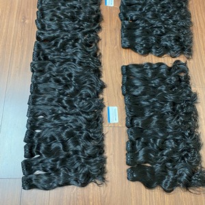Pelo Natural ondulado de doble estiramiento, cabello humano crudo vietnamita de calidad op - Product Image 4