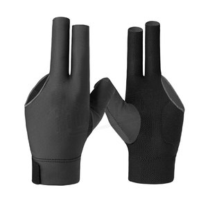 Custom Manufacturers Wholesale Low Price 3 Finger Snooker Gloves Left or Right Hand Billiard Pool Cue Gloves - Product Image 4