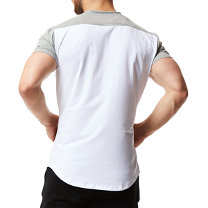 T-shirt de sport extensible pour homme, haut d'entraînement respirant à séchage rapide, tee-shirt de fitness personnalisé avec logo, vêtements de sport pour homme pour l'entraînement actif, fabricant - Product Image 2