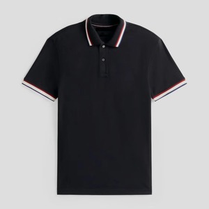 เสื้อโปโลกอล์ฟผู้ชายไซส์ใหญ่แบบแห้งเร็วสั่งทำขายส่งพร้อมพิมพ์ลายเสื้อกีฬาแขนสั้นพร้อมโลโก้แบบกำหนดเองด้วยเทคนิคการถ่ายเทความร้อน - Product Image 2