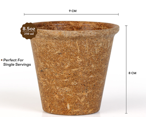 8.5oz Rice Bran Zero Plastic <b>Cup</b> Compostable Food Safe <b>Cup</b> for Hot <b>Cold</b> Creamy and Dry Foods - Product Image 5