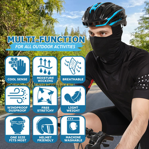 Cagoule élastique multi-usages sans couture pour le jogging, l'entraînement, le fitness, couvre-chef rafraîchissant, respirant, protection solaire, extérieur - Product Image 6