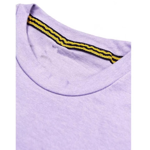 Camiseta de Verano para Hombre, Personalizable (OEM), Transpirable, de Alta Calidad, Color Lavanda, 100% Algodón, Manga Corta, Venta al Por Mayor, Logotipo Personalizado - Product Image 6