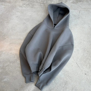 Ensemble de survêtement gris en coton pour homme, sweat à capuche et pantalon de jogging, couleur unie, décontracté, pour l'automne, manches longues, pantalon à cordon de serrage, poches latérales - Product Image 3