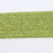 Cuentas facetadas de peridoto natural de 4-4.5 mm, piedra preciosa de peridoto, hilo de 13 pulgadas, cuentas de peridoto al por mayor para la fabricación de joyería. - Product Image 6