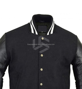 <b>Men</b> <b>Varsity</b> <b>Jacket</b> Wool Leather Sleeve <b>Jacket</b> Puff Print Embroidery Custom Logo Bulk - Product Image 4