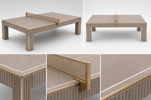 Table de billard Classico Grand Edition à double usage avec plateau de tennis de table |   Table de jeu convertible avec finition en marbre de luxe - Product Image 6