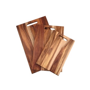Planche à découper carrée en bois d'acacia au design moderne de haute qualité Utilisation de produits de qualité naturelle pour l'hôtel et le restaurant à domicile - Product Image 4