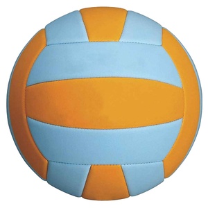 Ballon de volley-ball de haute qualité, robuste, imperméable, en matériau composite, avec design de couleur personnalisé, pour les jeux de plage - Product Image 1