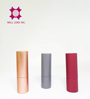 Rouge à lèvres et baume à lèvres personnalisables, format voyage, tube cosmétique en aluminium, formule à base de plantes, 30g, logo personnalisé, certifié HALAL