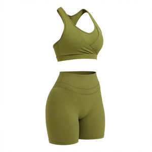 Soutien-gorge de sport respirant personnalisé pour femme, coupe intégrale, dos nageur, sans armatures, séchage rapide, tricoté, toutes saisons, 1 pièce - Product Image 3