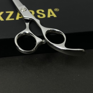 Ciseaux de barbier professionnels en acier inoxydable à haute teneur en carbone, poignée ergonomique pour droitiers, ciseaux de beauté, qualité industrielle - Product Image 3