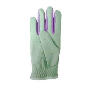 DARIB IMPEX Sheepskin Golf Gloves with Adjustable Hook and Loop Wrist <b>Strap</b> Embossed Logo/Colors for Men - Product Image 1