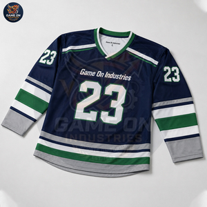 Premium Quality Custom Made OEM Services Jersey with Protective Hockey Pants Factory Manufacturer Ice Hockey Team Uniform - Product Image 5