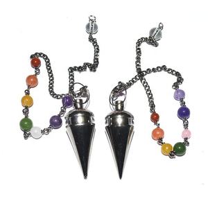 Boutique en ligne pour pendule en métal cuivre noir avec chaîne chakra | Pendule en métal cuivre noir à vendre - Product Image 1