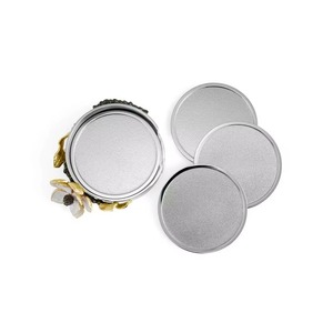 Posavasos de Metal de Estilo Moderno y Elegante, de la Mejor Calidad, Hechos a Mano, Redondos, de Acero Inoxidable, Fabricante de la India - Product Image 5