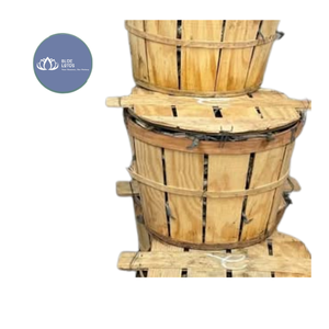 Panier à crabes en bois durable, style vintage, rond, le plus vendu - Product Image 1