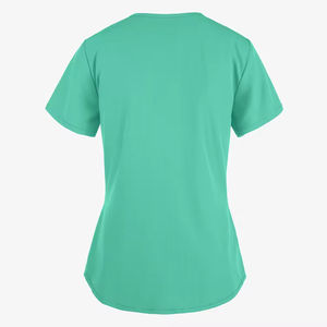 Tenues d'infirmières pour cliniques dentaires, ensembles de blouses médicales à manches courtes, uniformes chirurgicaux pour femmes et hommes, tissu en toile, séchage rapide - Product Image 3