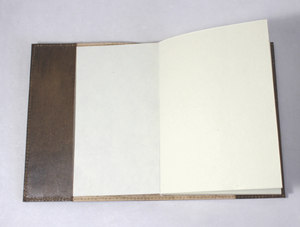 Cuaderno de Papel de Algodón Reciclado Hecho a Mano de Alta Calidad, con Cubierta Frontal en Color Antiguo, Encuadernado con Pegamento, Recargable, con Páginas de Papel de Cabra - Product Image 4