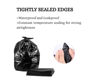 Bolsas de Basura Resistentes Red Heat Seal HDPE/LDPE, a Prueba de Humedad, Reciclables, de 55-60 Galones, 42x46cm, 75 Micras, para Uso Doméstico - Product Image 4