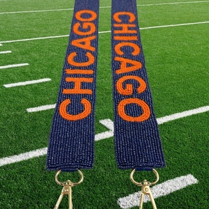 Correa Rectangular para Bolso de Estilo Deportivo con Cuentas de Algodón Bears Sic'Em, Accesorio de Bolso Hecho a Mano para Personalización, ZONA DE ARTE CREATIVO - Product Image 3