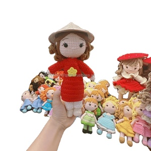 Jouet en peluche Amigurumi fait à la main tricot Crochet poupée bébé enfant en bas âge animaux en peluche OEM pas cher en gros Viet Nam produit - Product Image 1