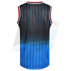 Maillot de basketball unisexe fabriqué en usine pour usage extérieur, faible MOQ - Product Image 2