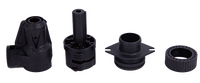 Pièces moulées de précision durables de composants en plastique de moulage par injection de haute qualité pour la fabrication