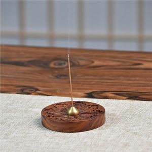 Porta Incienso de Madera Natural, Recolector de Cenizas, Bandeja para Incienso en Forma de Barco, Quemador de Aromaterapia de Madera, Plato Decorativo para el Hogar - Product Image 4