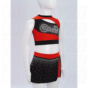 Uniforme de Animadora para Niñas, Traje de Animadora para Prácticas, Cosplay, Actuaciones, Eventos Deportivos Escolares - Product Image 2
