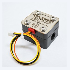 Medidor de flujo digital para panadería DIGITAL FLOW DGT-003AI, sensor de flujo de engranajes ovalados, aluminio, PT 1/4, rosca interna - Product Image 2