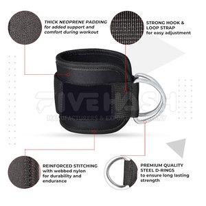 สายรัดข้อเท้าแบบนุ่มสบาย สายรัดข้อเท้าที่ทนทานสำหรับการฝึกขา - Product Image 2